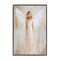Stupell Industries Divine White Robe Angel Framed Giclee, design by Petal Prints Design
